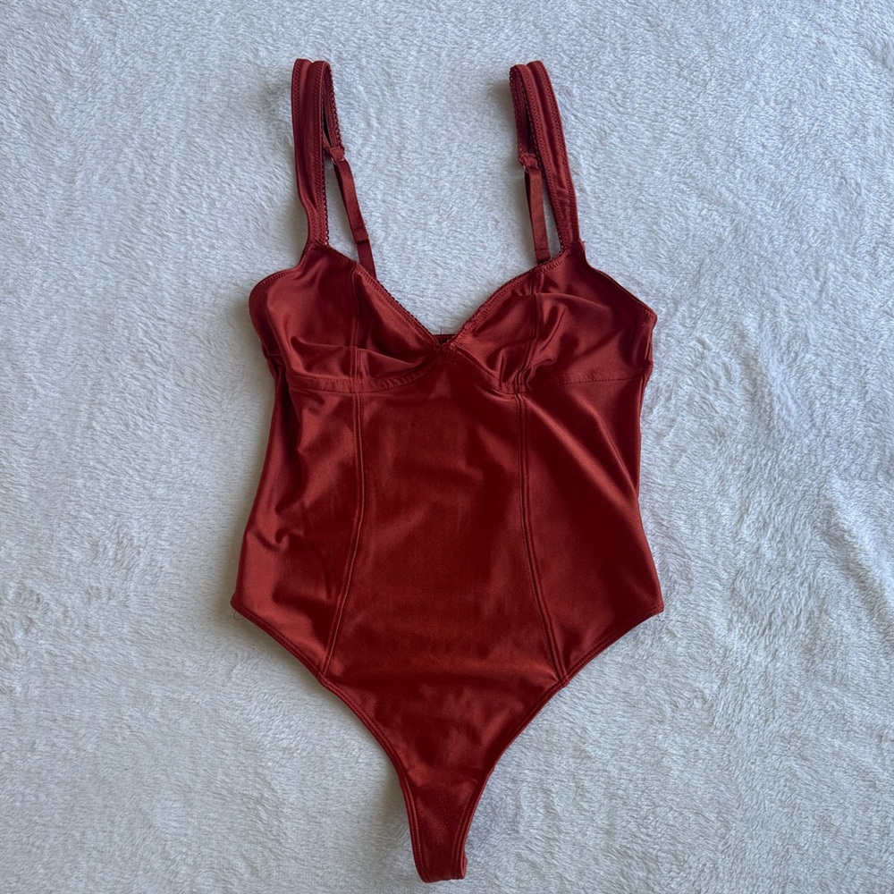 Urban Outfitters Out From Under Terracotta Bodysuit